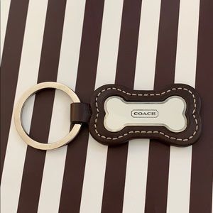 COACH Dog Bone keyfob / keychain